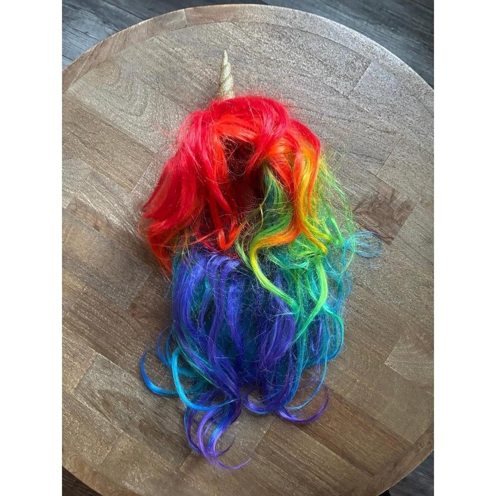Rainbow Unicorn Horn Wig Hair Accessories